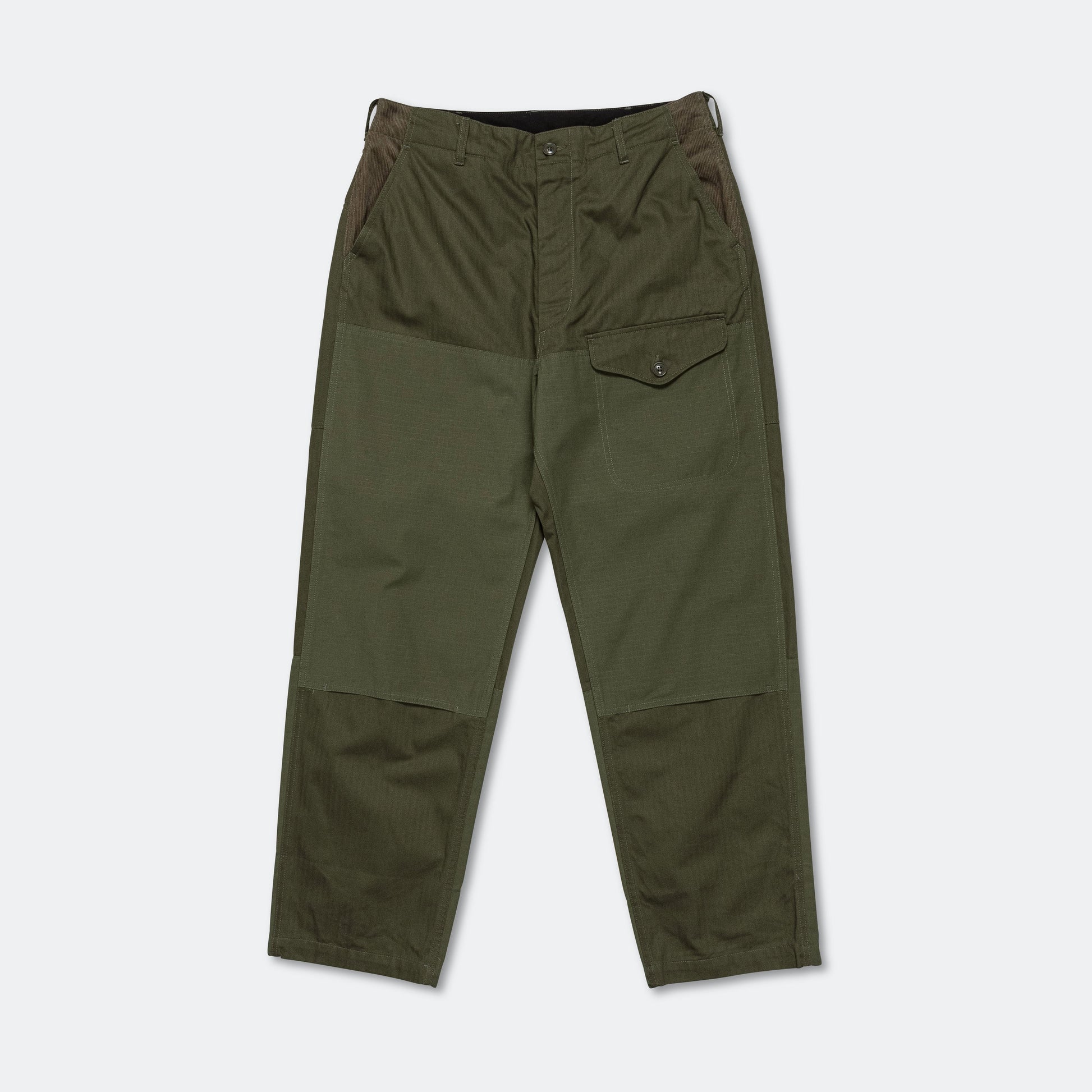 Field Pant - Olive Cotton Herringbone Twill