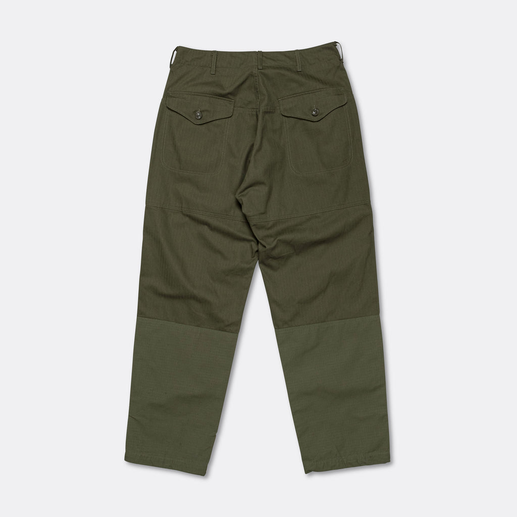 Field Pant - Olive Cotton Herringbone Twill