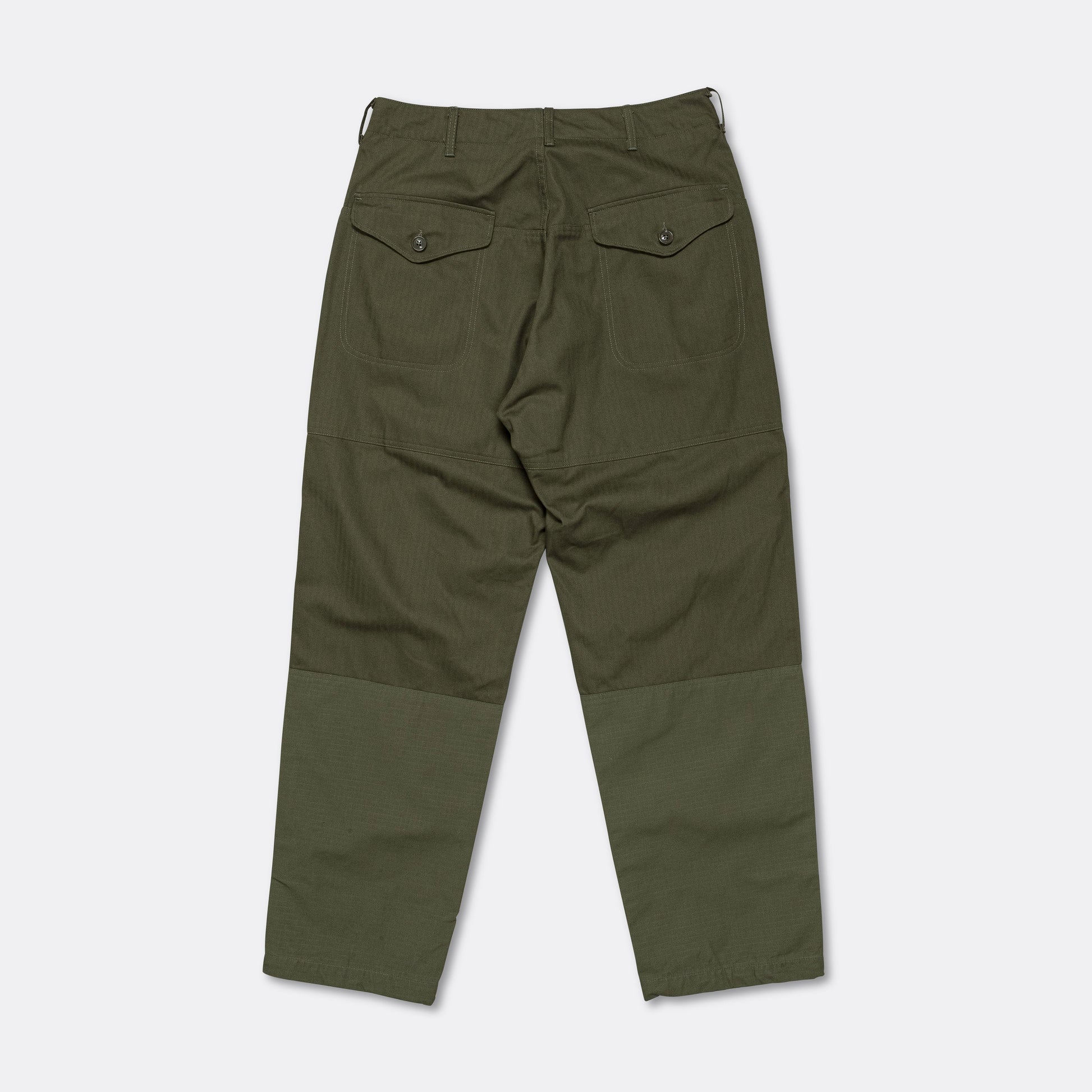 Field Pant - Olive Cotton Herringbone Twill