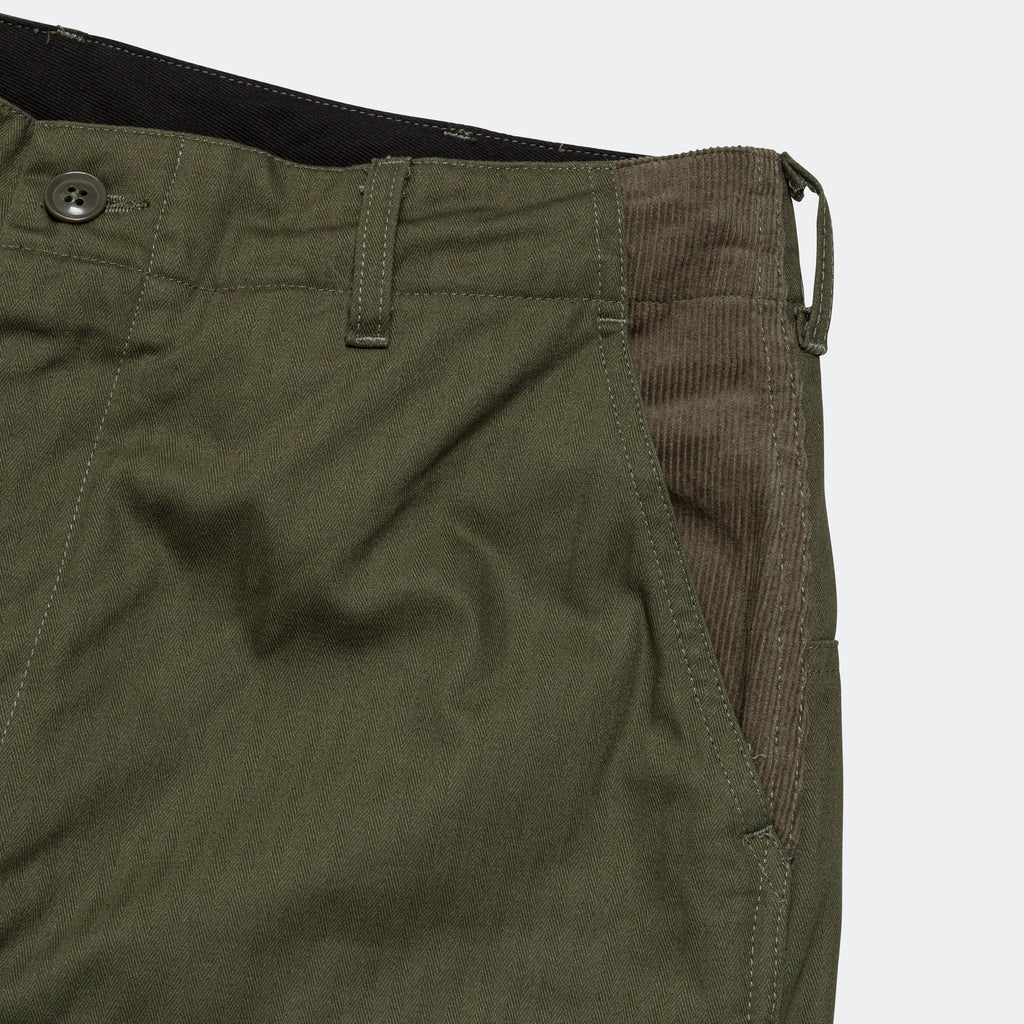 Field Pant - Olive Cotton Herringbone Twill
