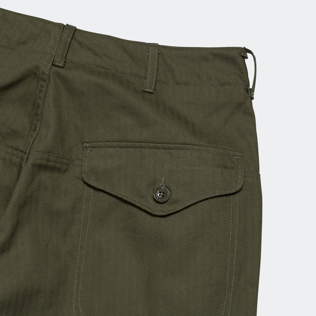 Field Pant - Olive Cotton Herringbone Twill