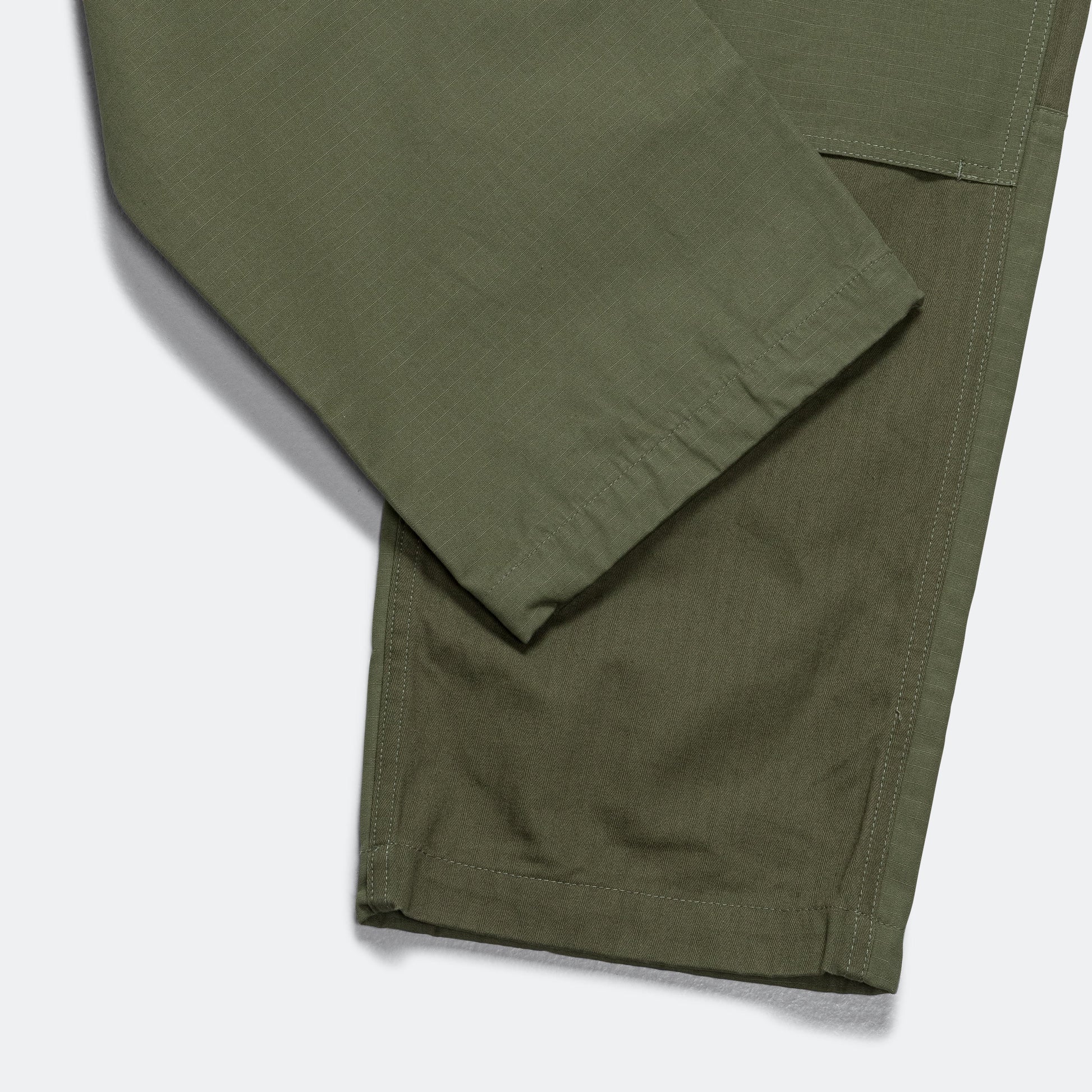 Field Pant - Olive Cotton Herringbone Twill