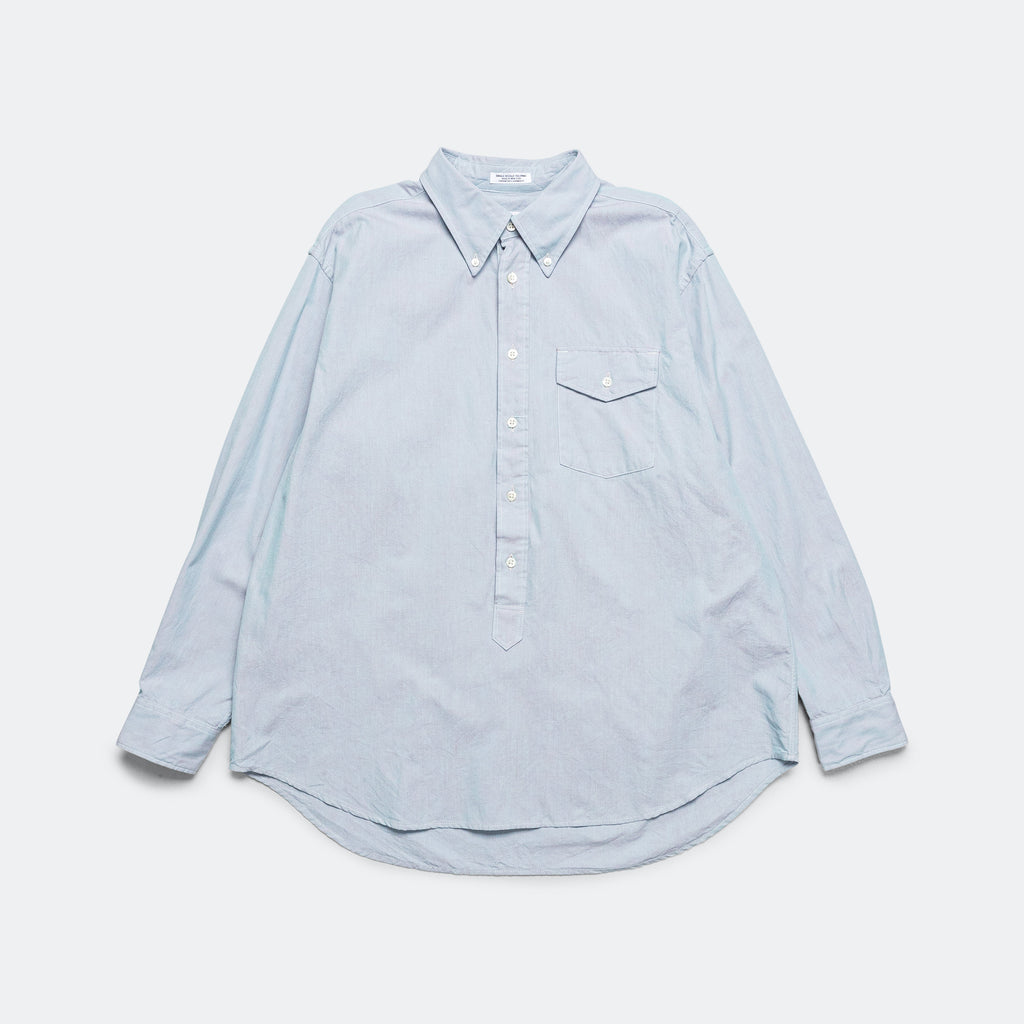 Ivy BD Shirt - Blue Cotton Iridescent