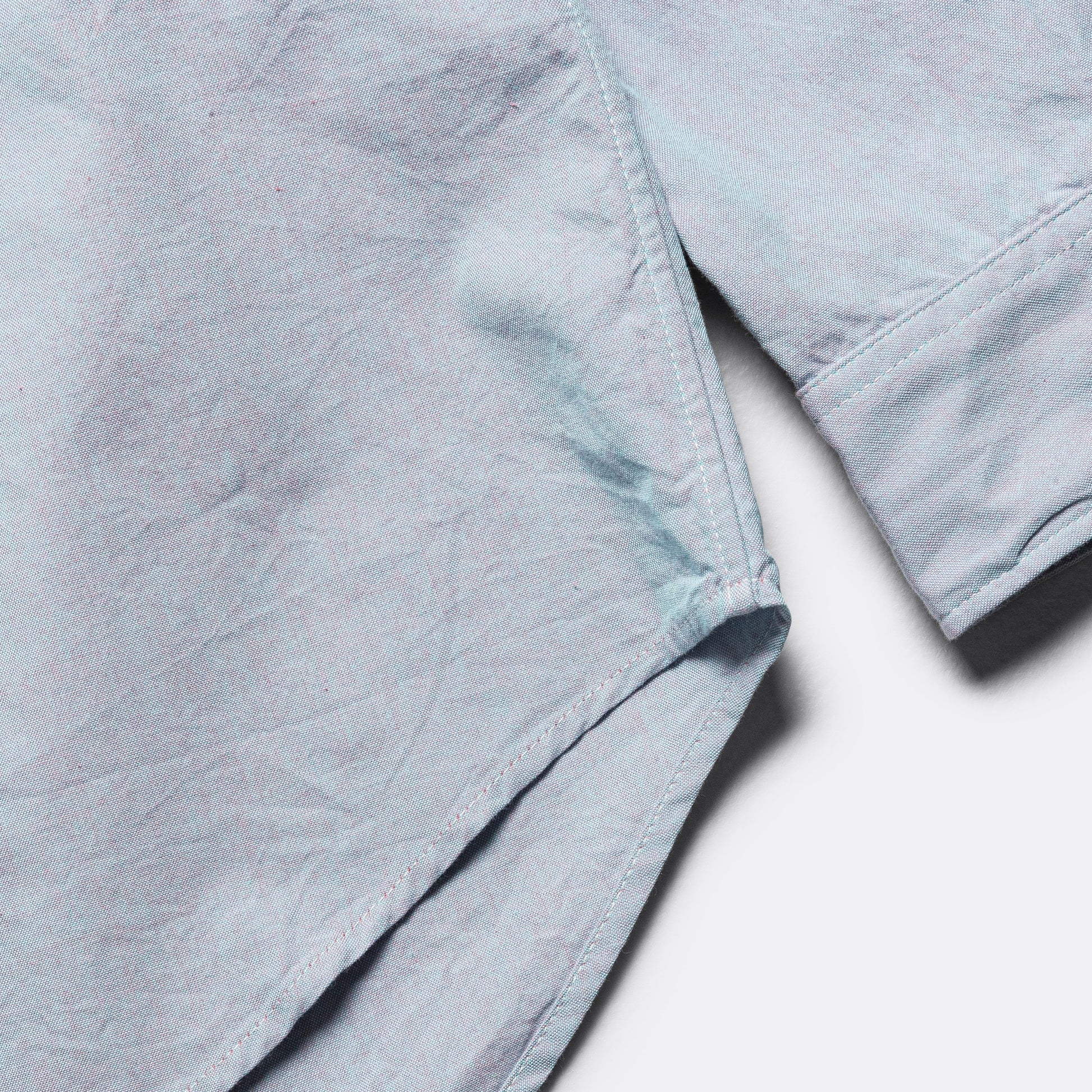 Ivy BD Shirt - Blue Cotton Iridescent