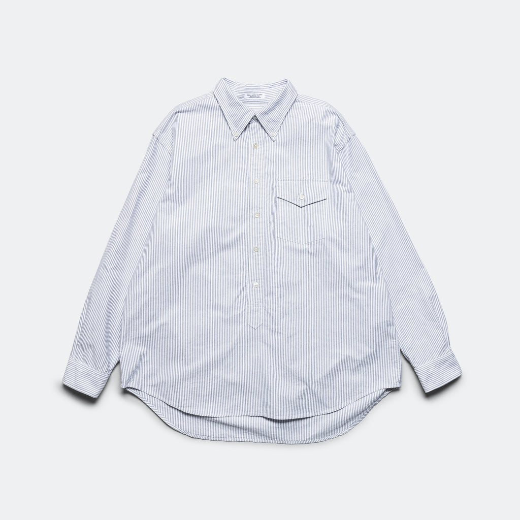 Ivy BD Shirt - Grey Candy Stripe Oxford