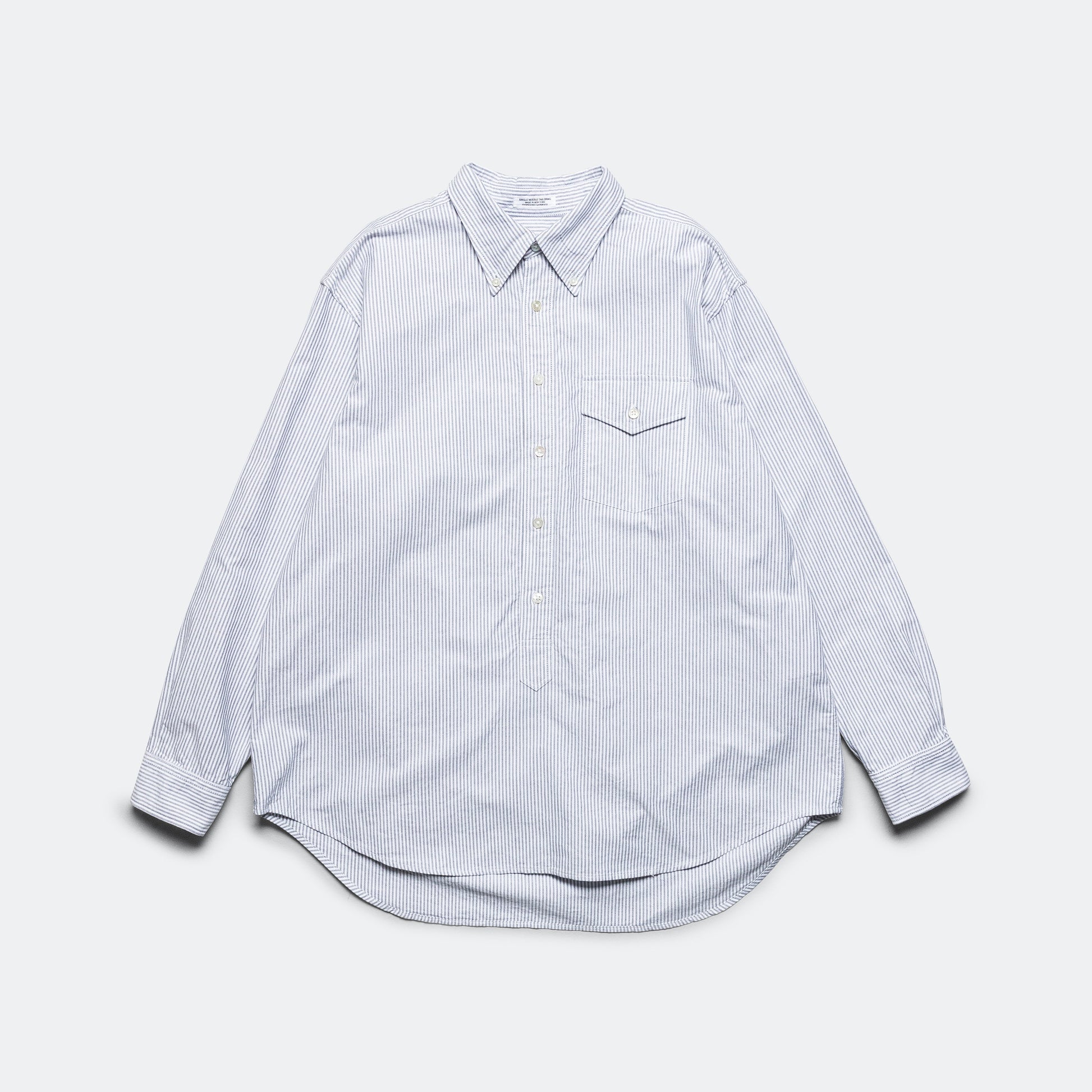 Ivy BD Shirt - Grey Candy Stripe Oxford
