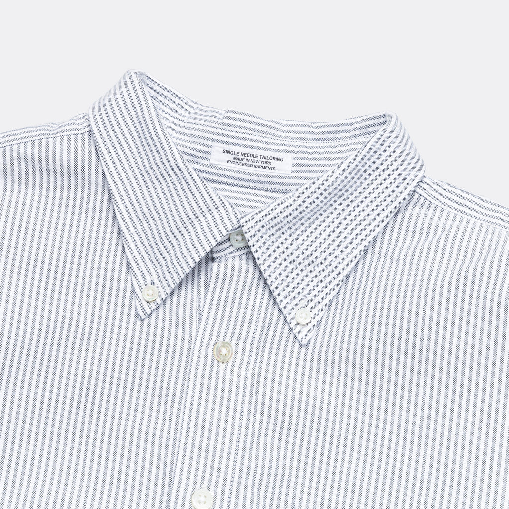 Ivy BD Shirt - Grey Candy Stripe Oxford