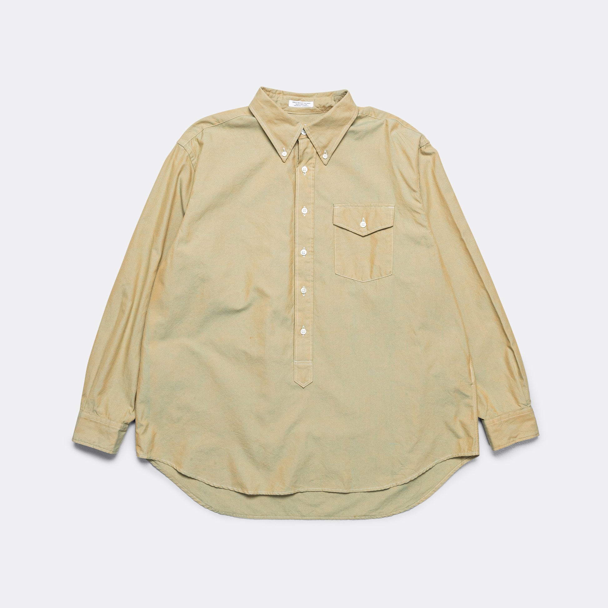 Ivy BD Shirt - Khaki Cotton Iridescent