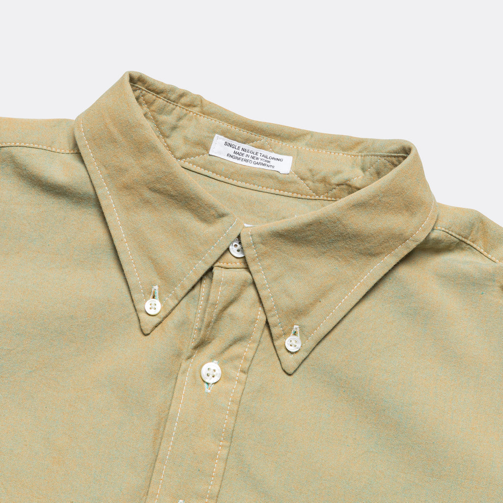 Ivy BD Shirt - Khaki Cotton Iridescent