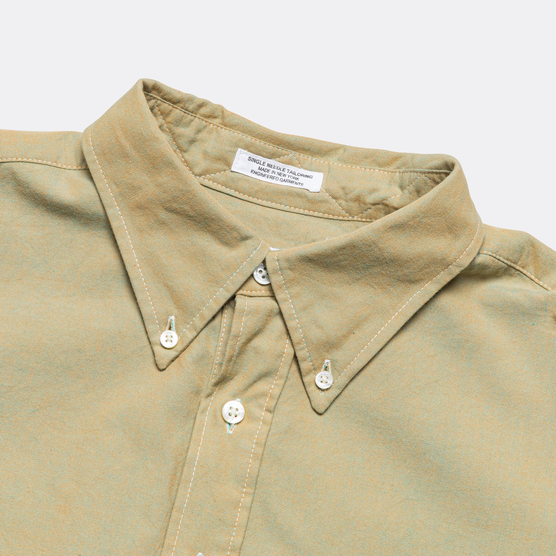 Ivy BD Shirt - Khaki Cotton Iridescent