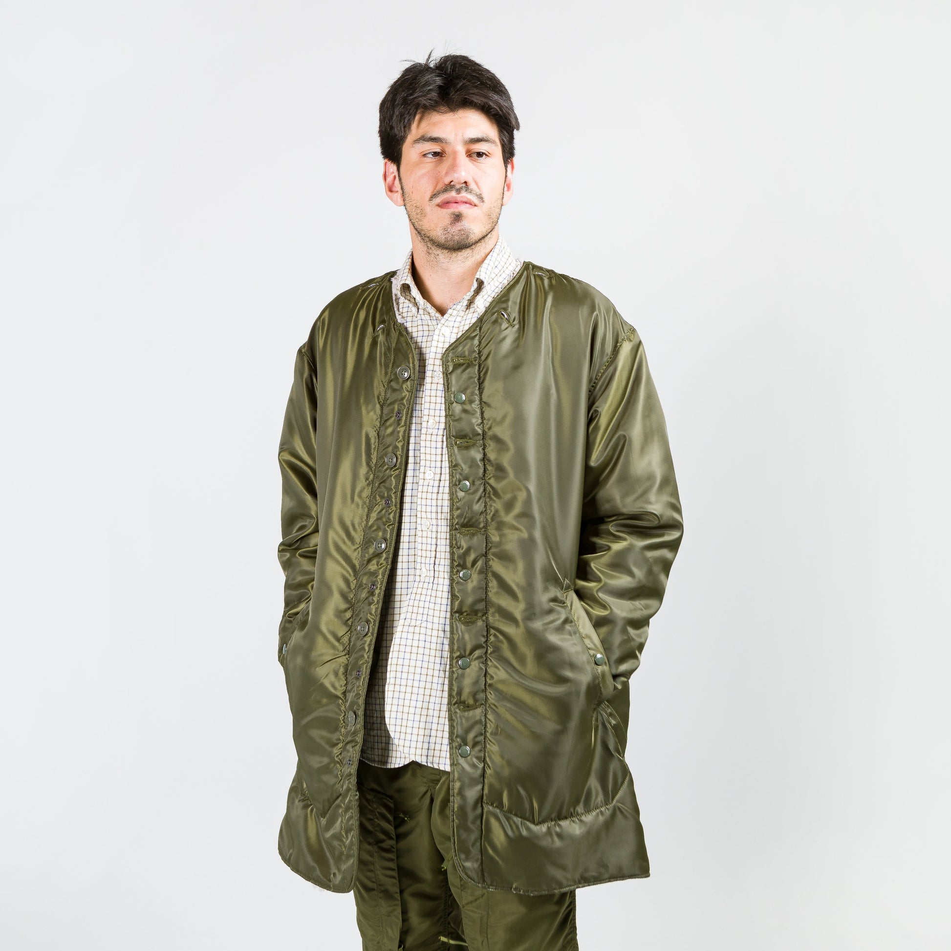 Liner Jacket - Olive Drab Polyester Pilot Twill
