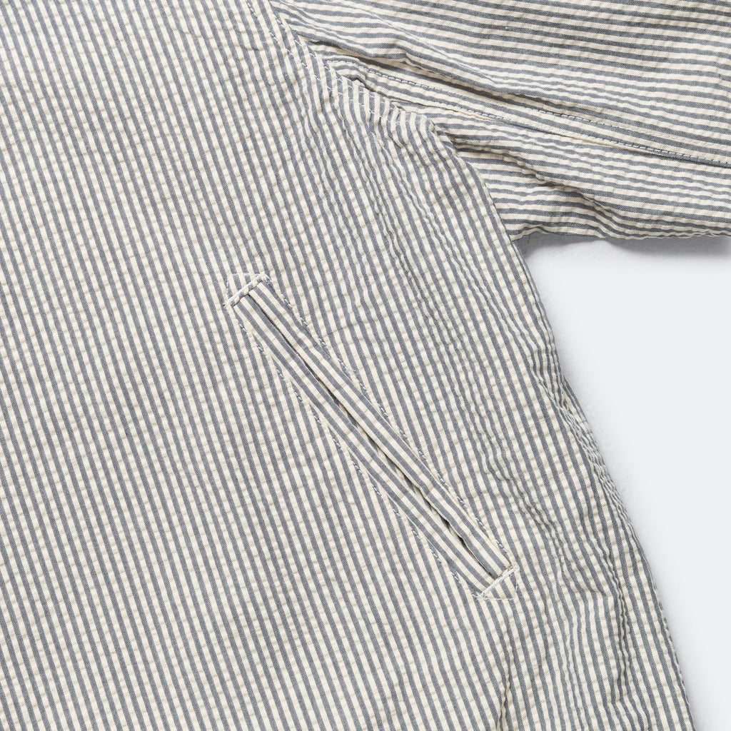 LL Jacket - Navy/Natural Cotton Seersucker