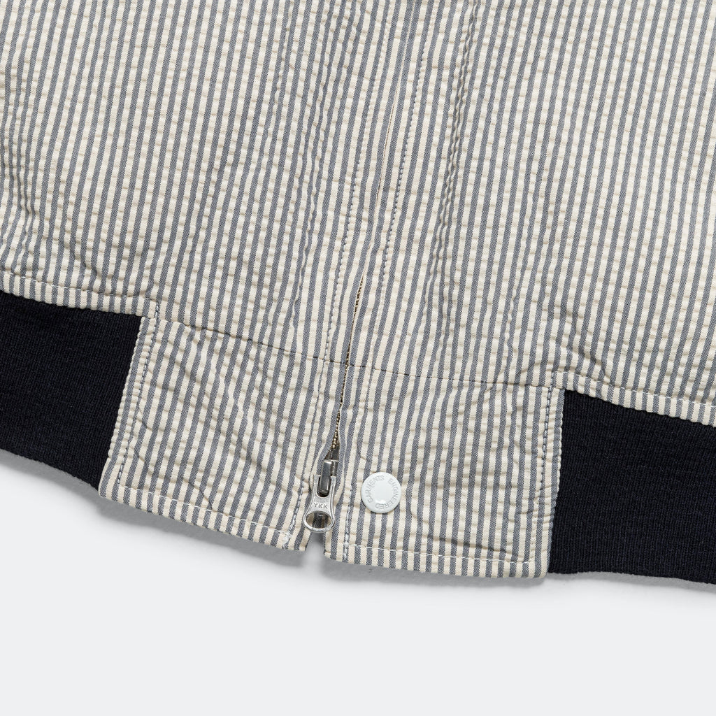 LL Jacket - Navy/Natural Cotton Seersucker