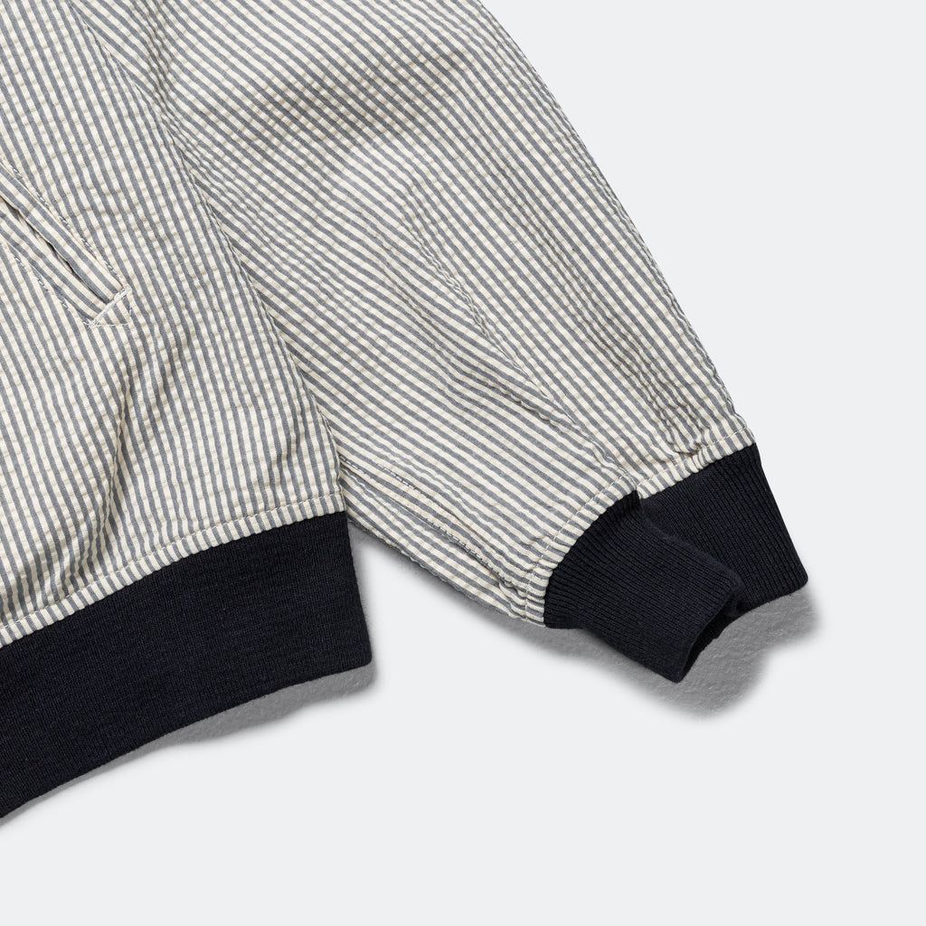 LL Jacket - Navy/Natural Cotton Seersucker