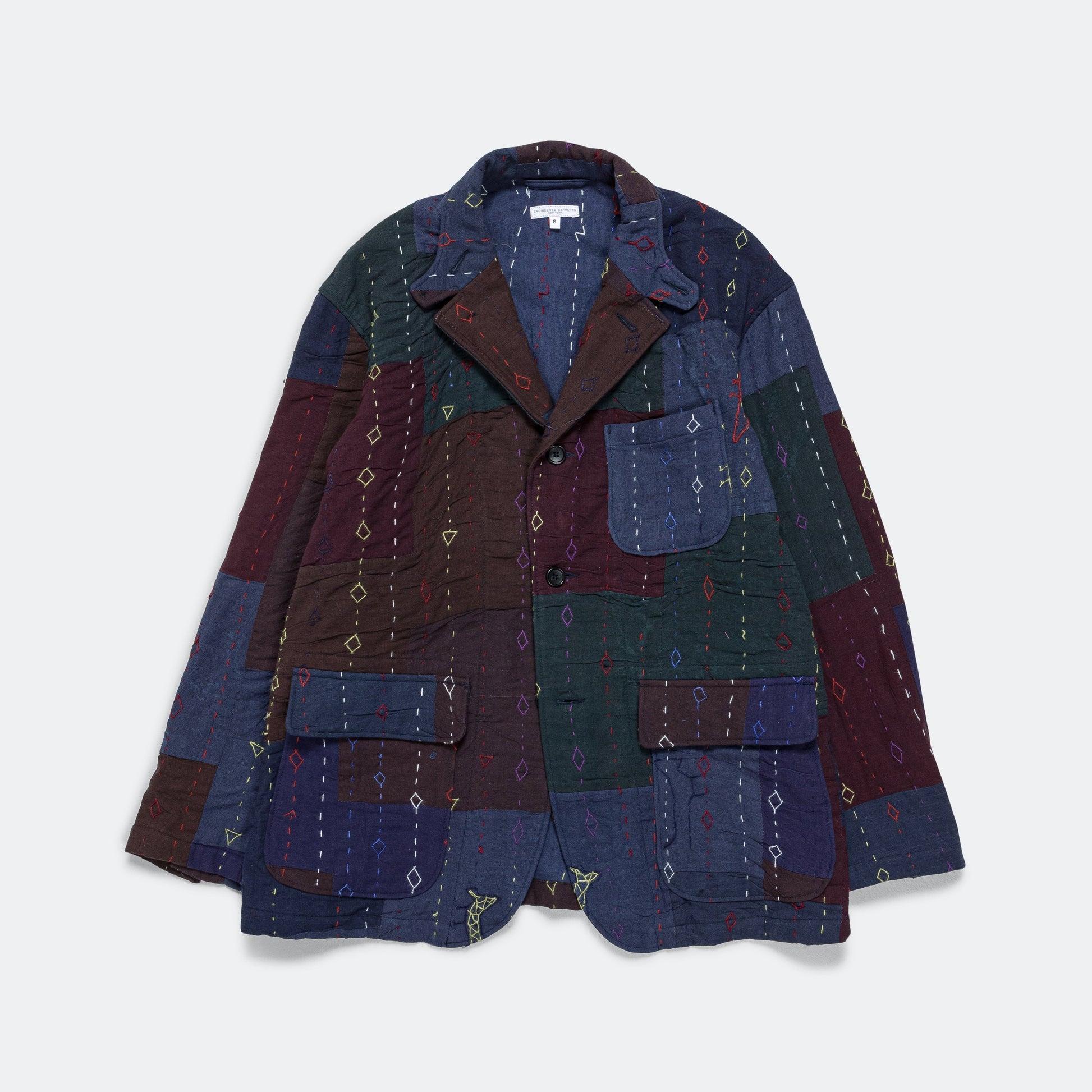 Loiter Jacket - Navy Square Handstitch