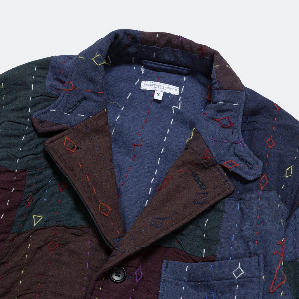 Loiter Jacket - Navy Square Handstitch