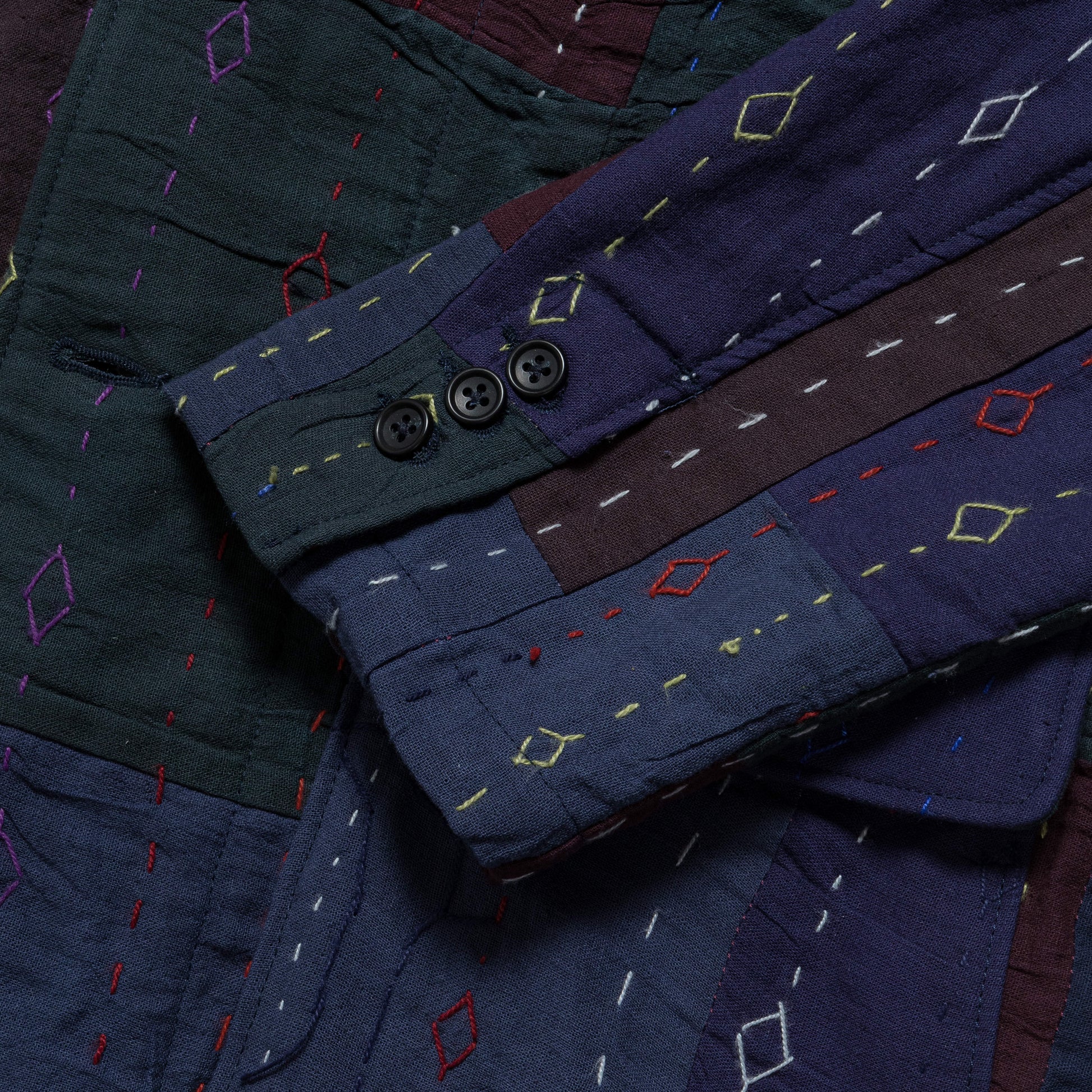 Loiter Jacket - Navy Square Handstitch
