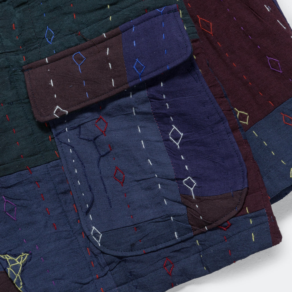 Loiter Jacket - Navy Square Handstitch