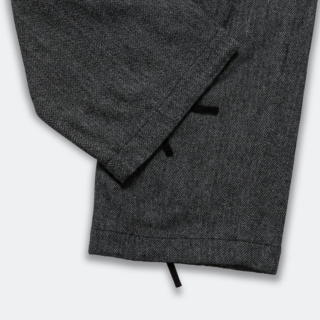 Oxford Pant - Grey Poly Wool Herringbone