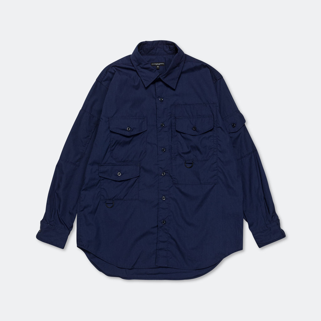 Trail Shirt - Navy Lt. Weight PC Poplin