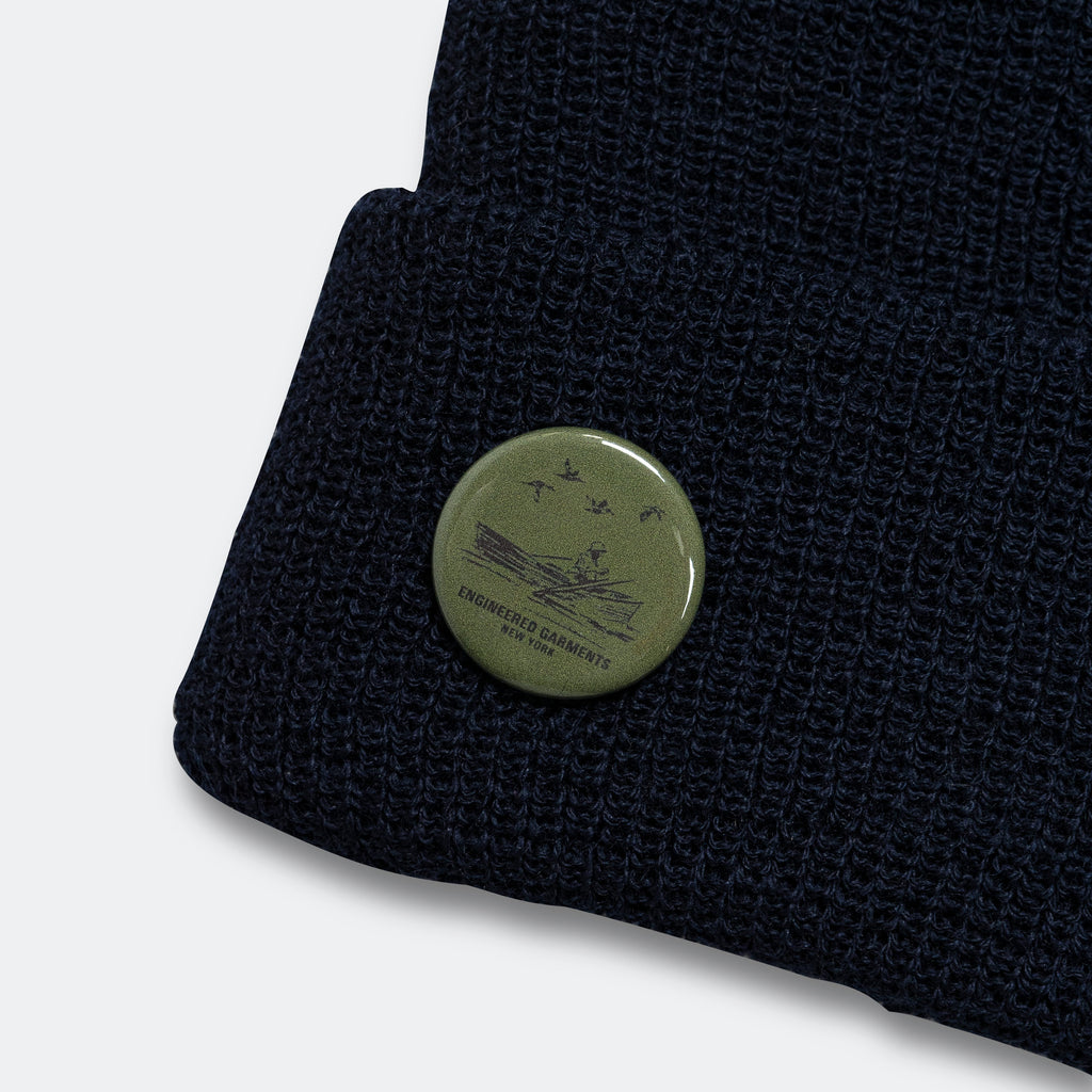 Wool Watch Cap - Navy/Navy