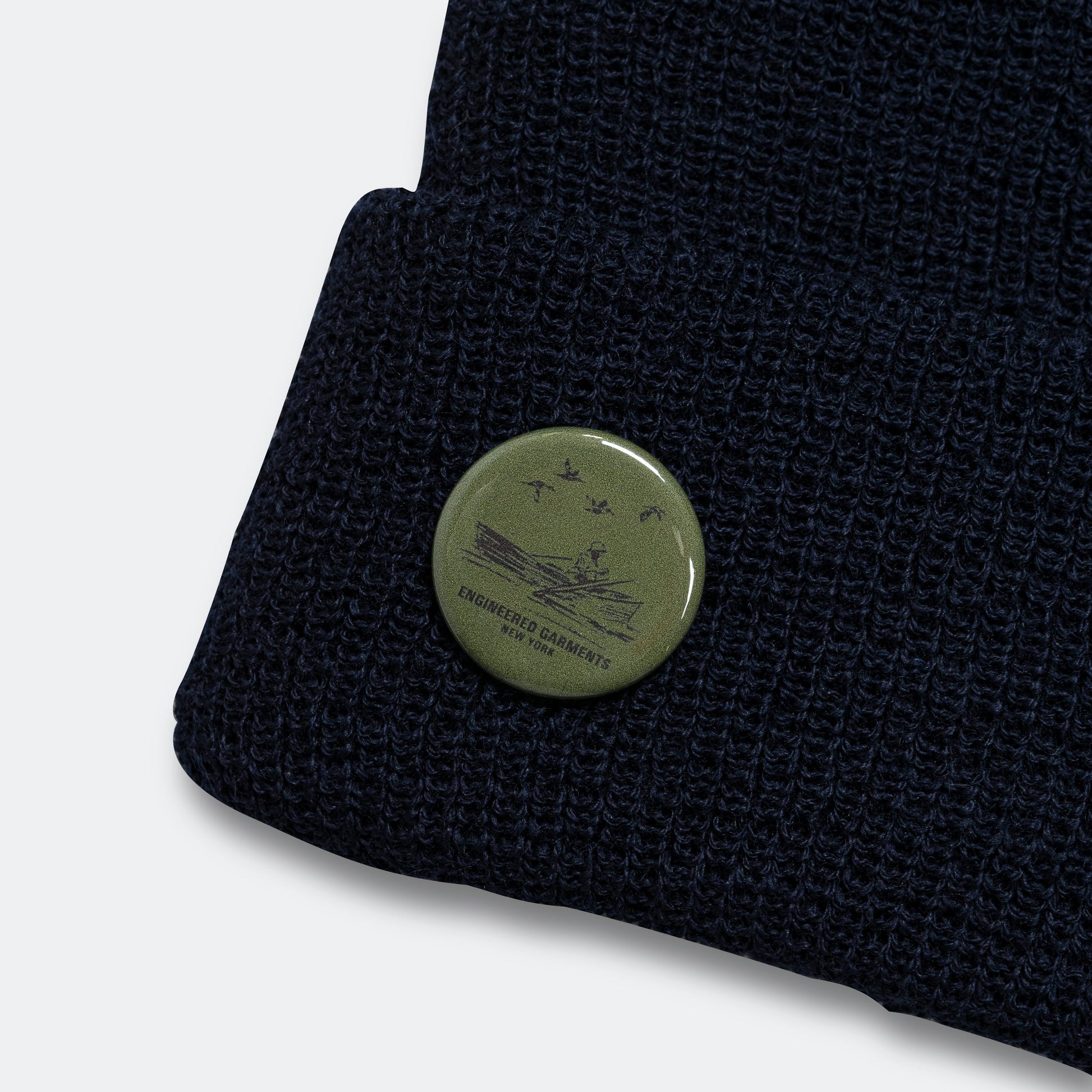 Wool Watch Cap - Navy/Navy