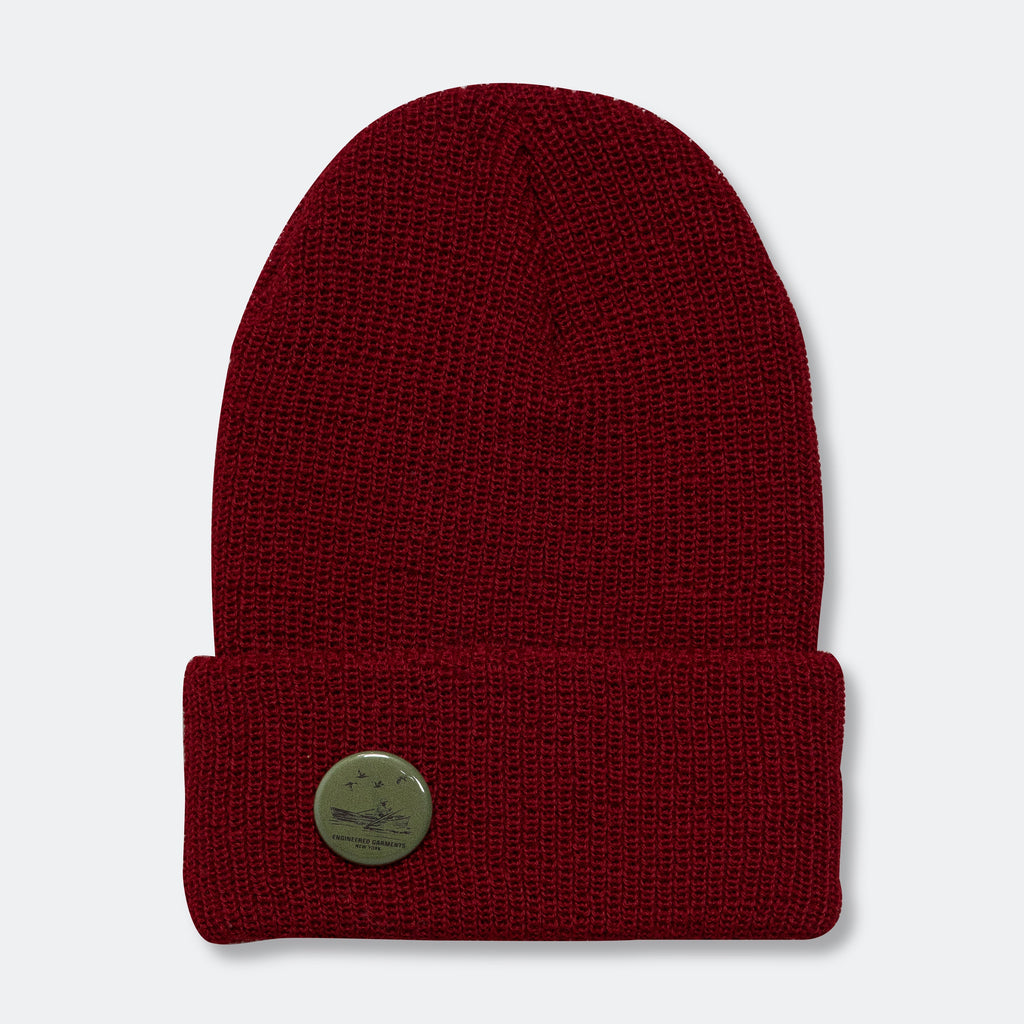 Wool Watch Cap - Red