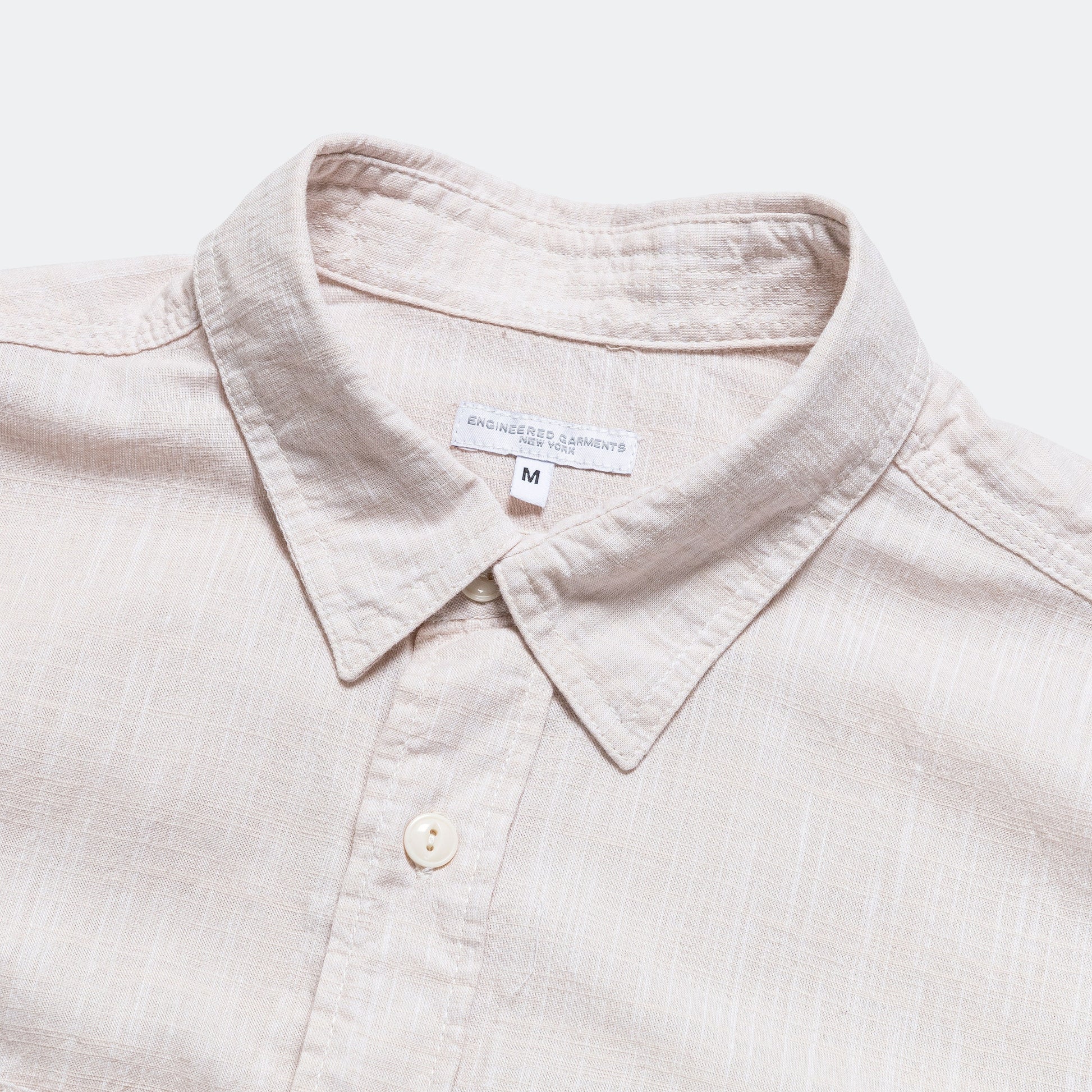 Work Shirt - Beige Cotton Slab