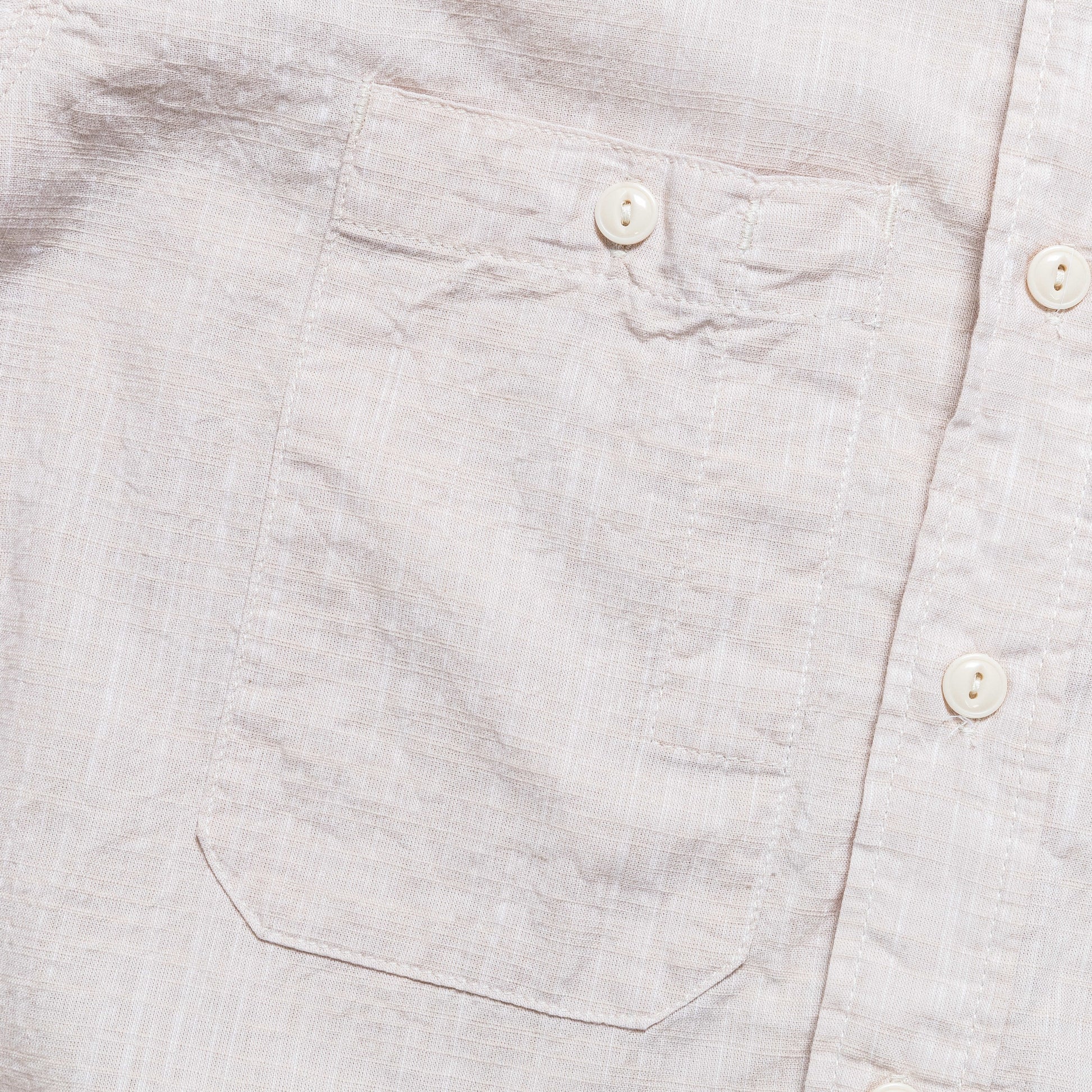 Work Shirt - Beige Cotton Slab