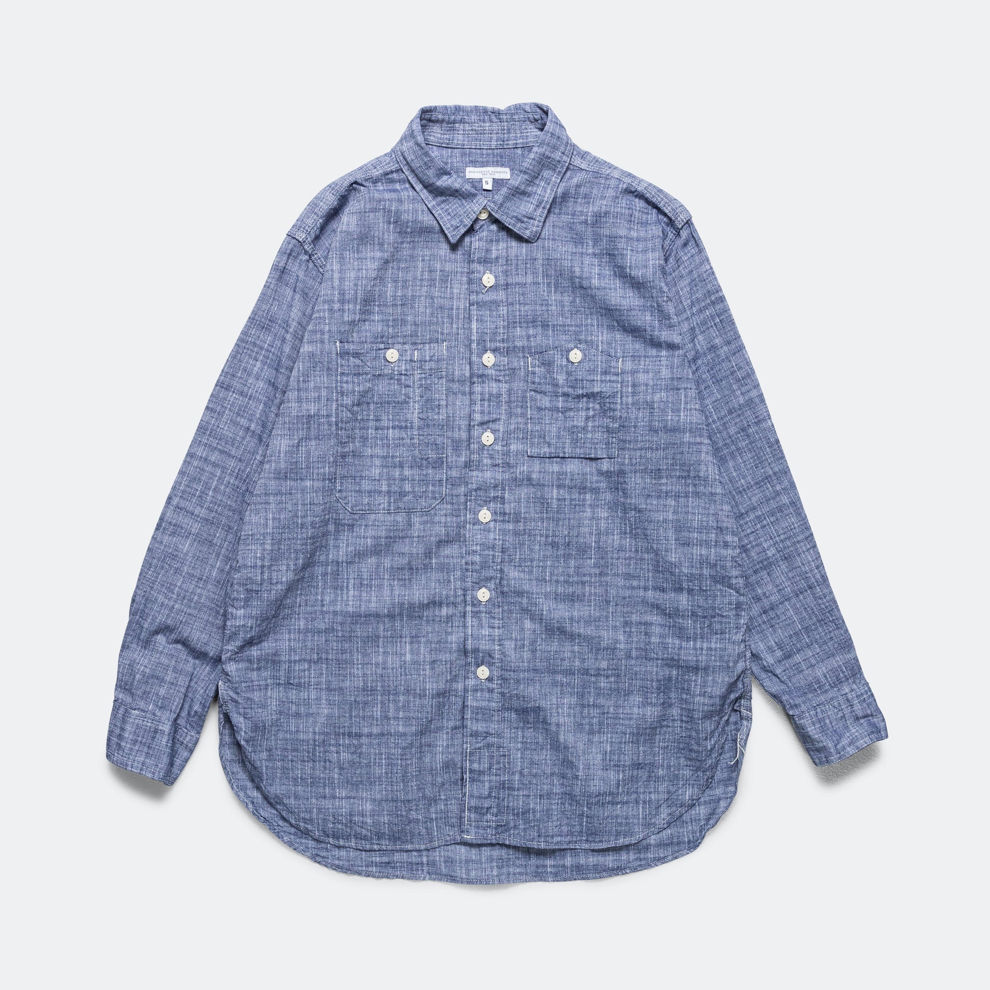 Work Shirt - Navy Cotton Slab