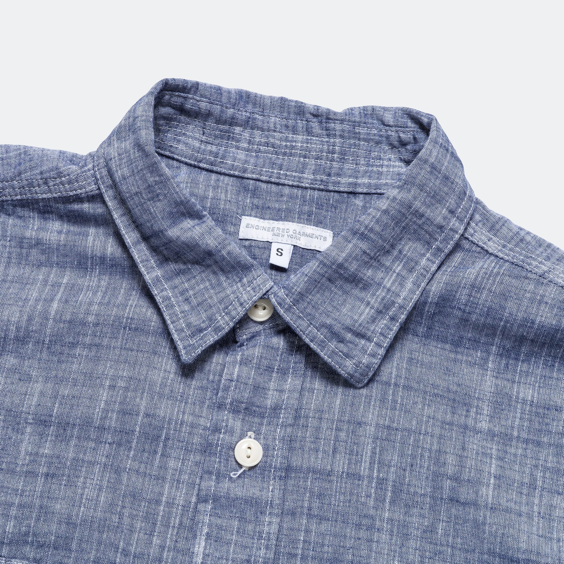 Work Shirt - Navy Cotton Slab