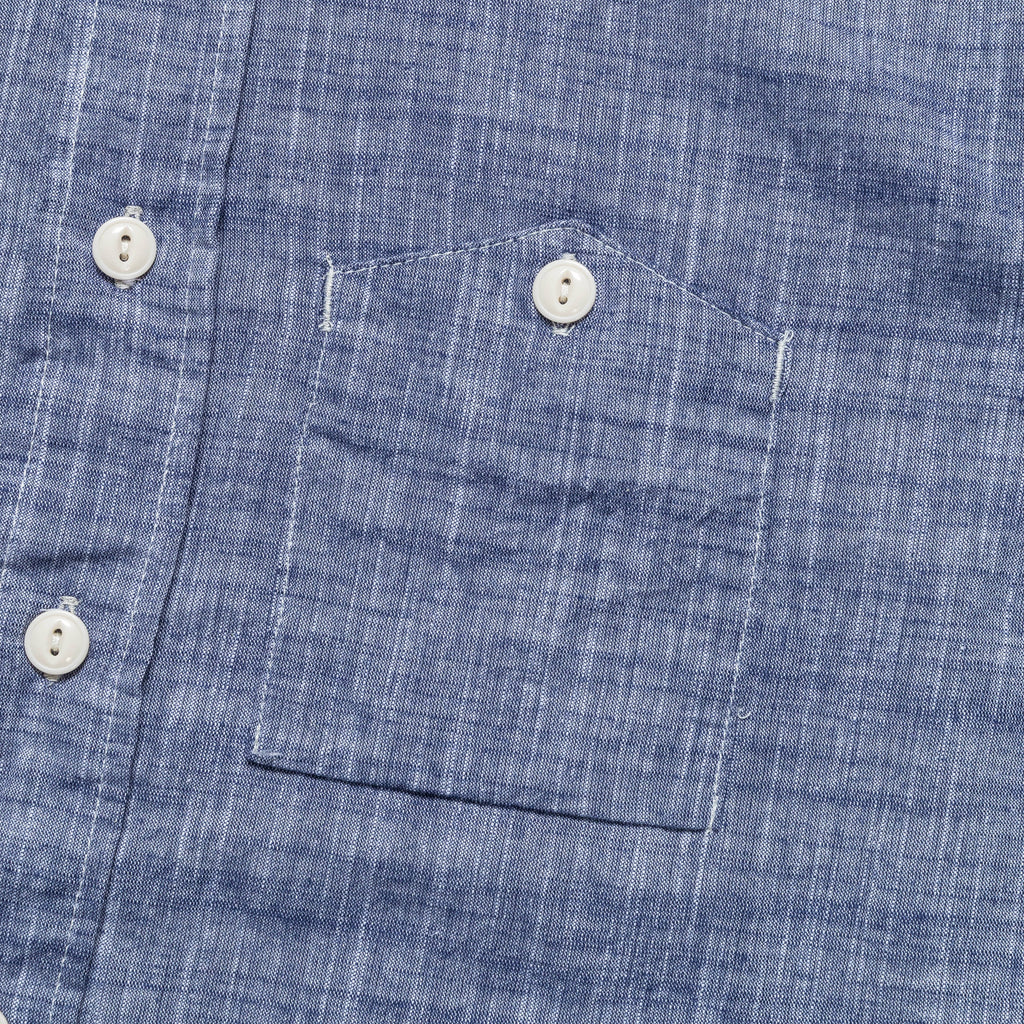 Work Shirt - Navy Cotton Slab