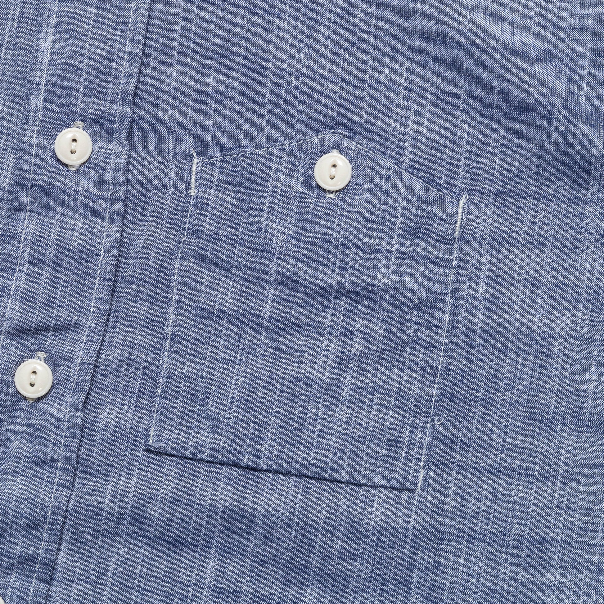 Work Shirt - Navy Cotton Slab