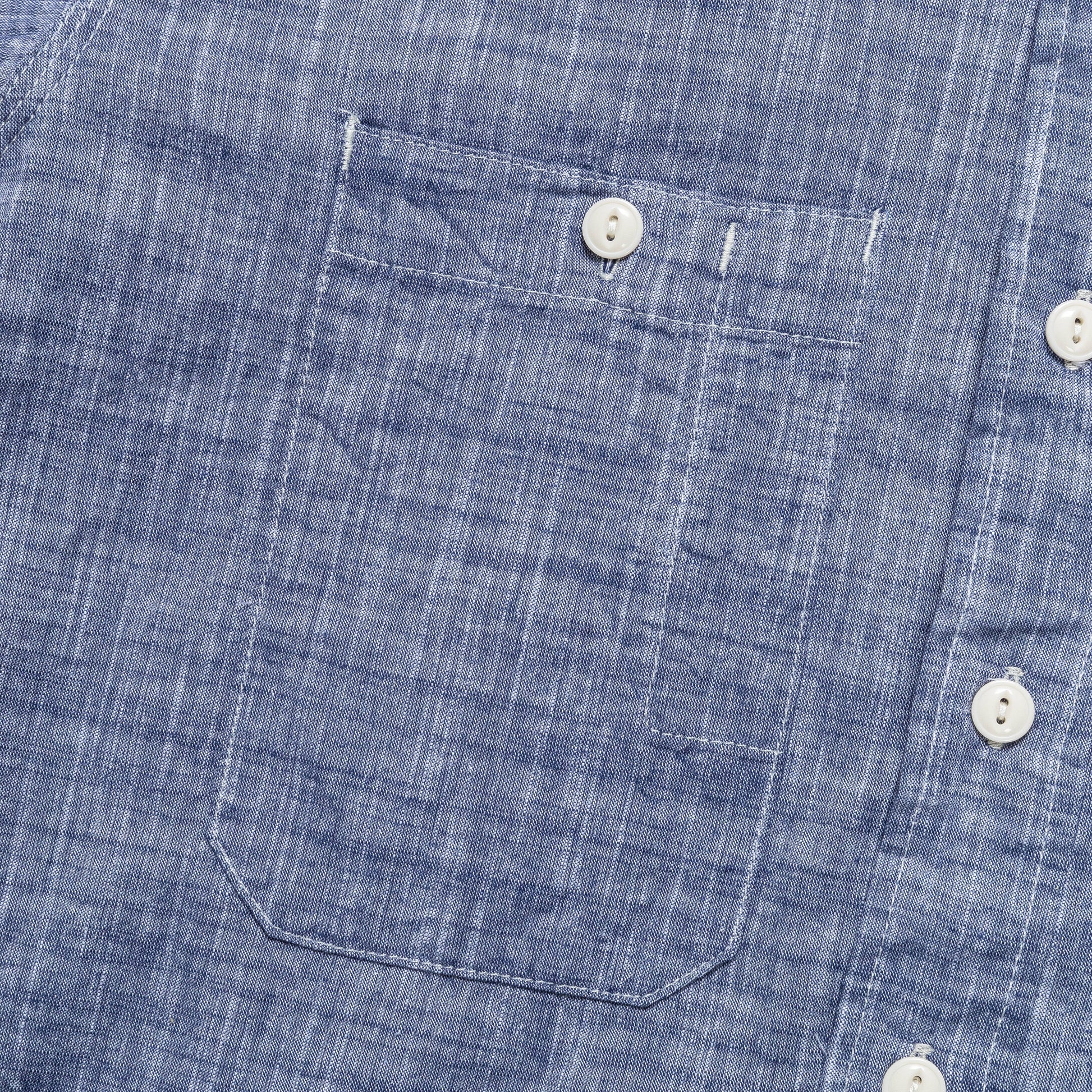 Work Shirt - Navy Cotton Slab