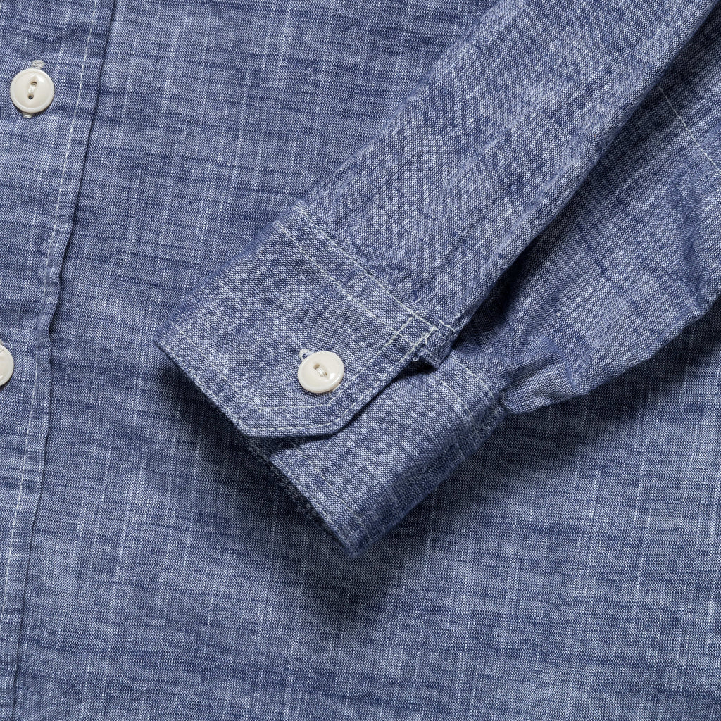 Work Shirt - Navy Cotton Slab