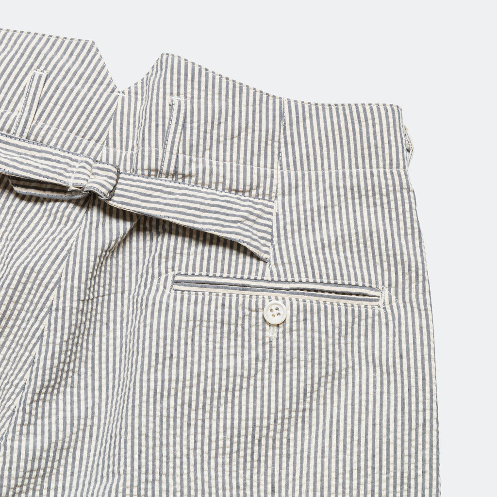 WP Pant - Navy/Natural Cotton Seersucker