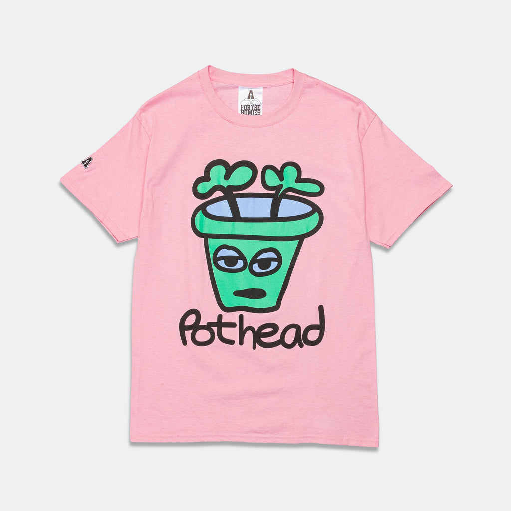 Pothead T-Shirt - Bright Pink