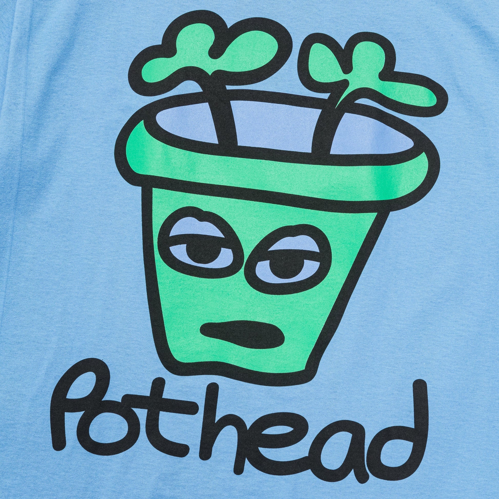 Pothead T-Shirt - Light Blue
