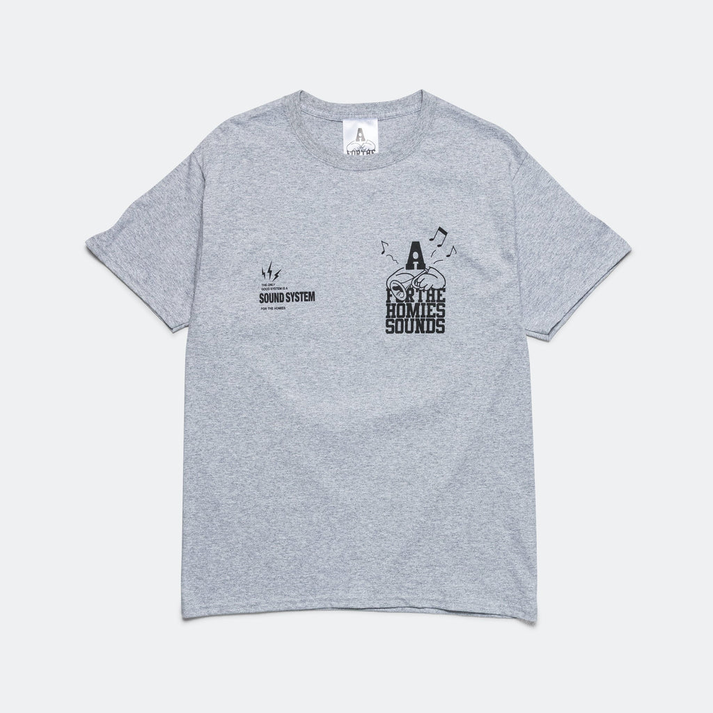 SOUND SYSTEM T-Shirt - Athletic Grey