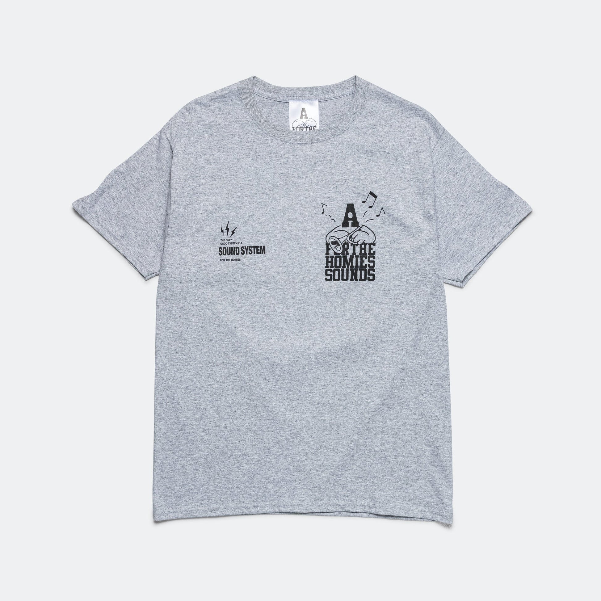 SOUND SYSTEM T-Shirt - Athletic Grey