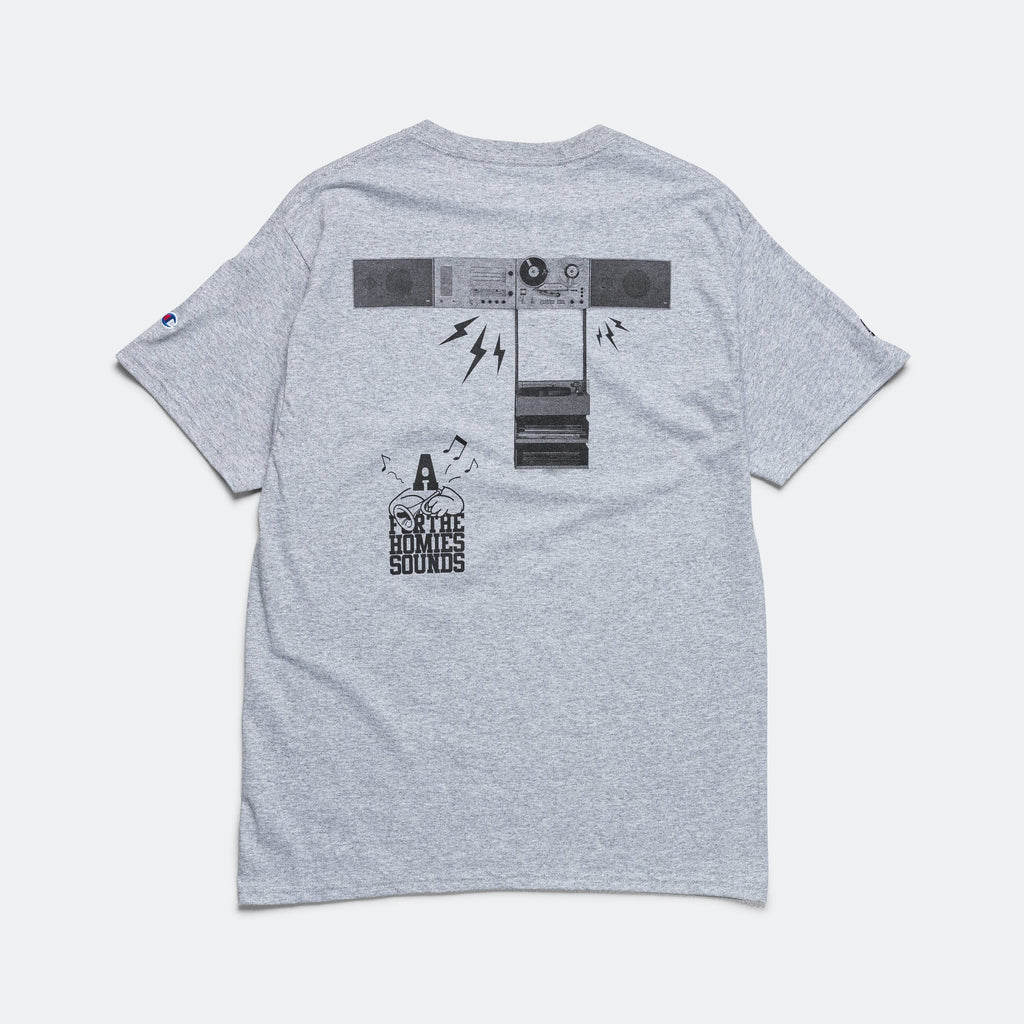 SOUND SYSTEM T-Shirt - Athletic Grey