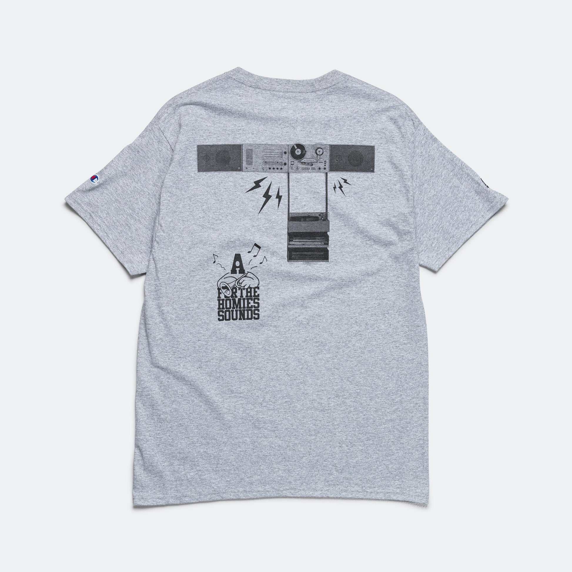 SOUND SYSTEM T-Shirt - Athletic Grey