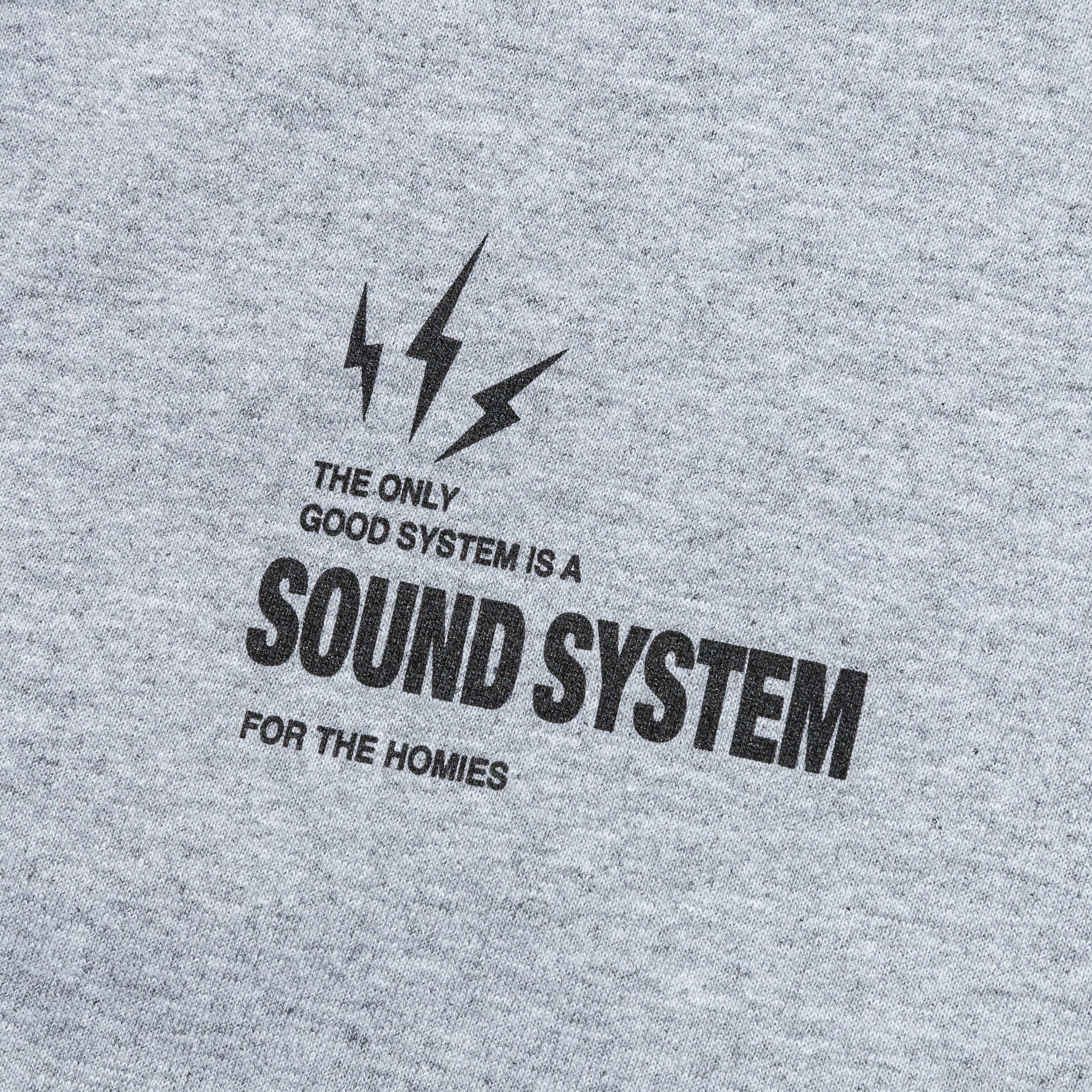 SOUND SYSTEM T-Shirt - Athletic Grey