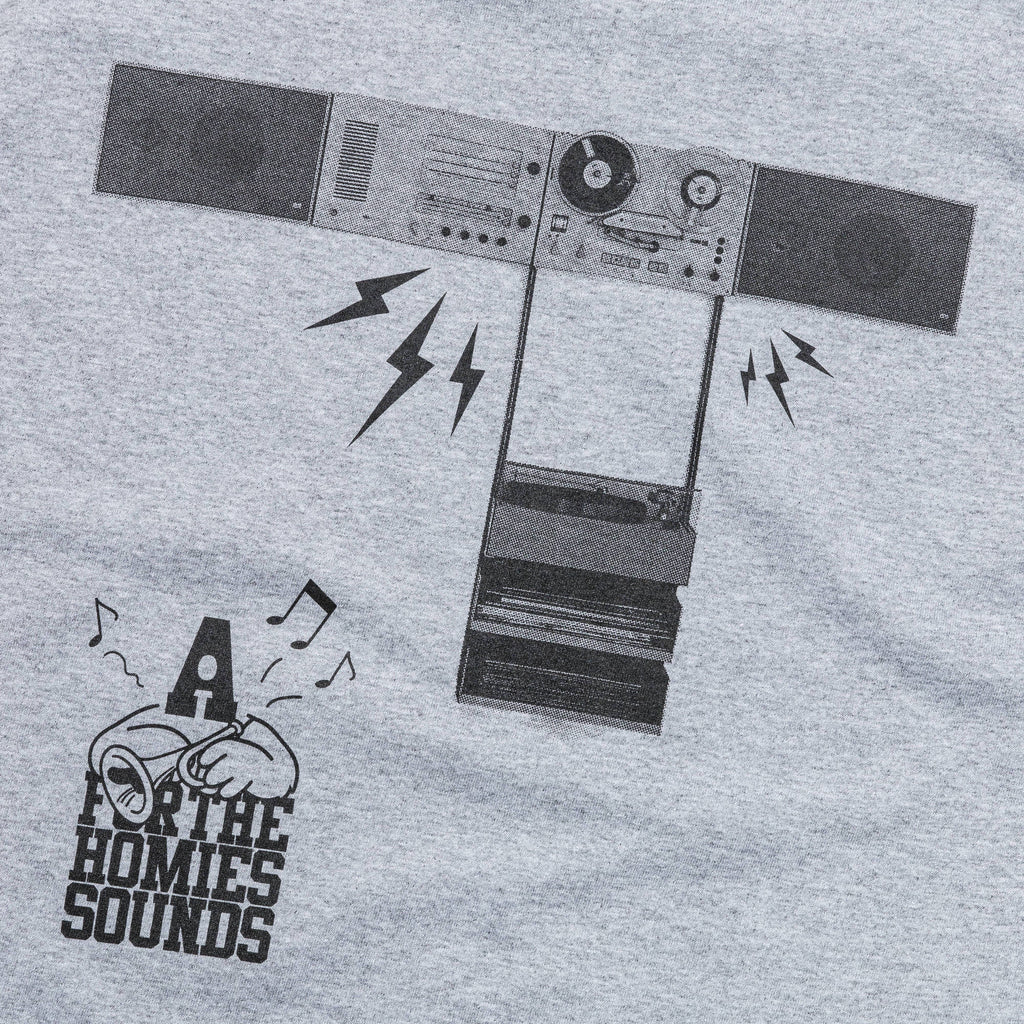 SOUND SYSTEM T-Shirt - Athletic Grey