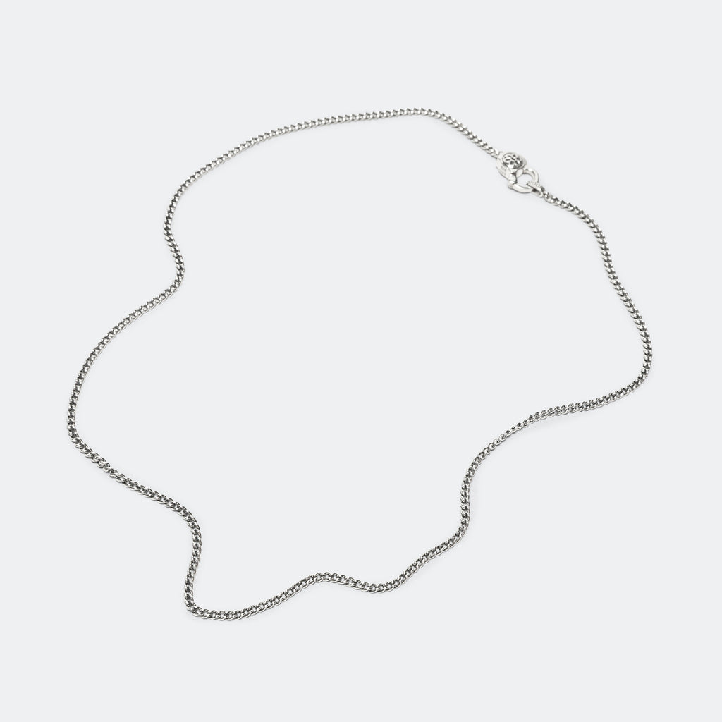 Curb Chain Necklace - 4A - 925 Silver