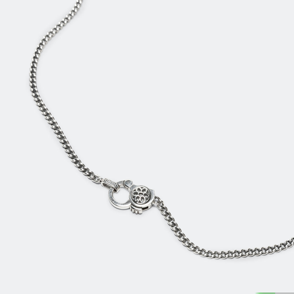 Curb Chain Necklace - 4A - 925 Silver