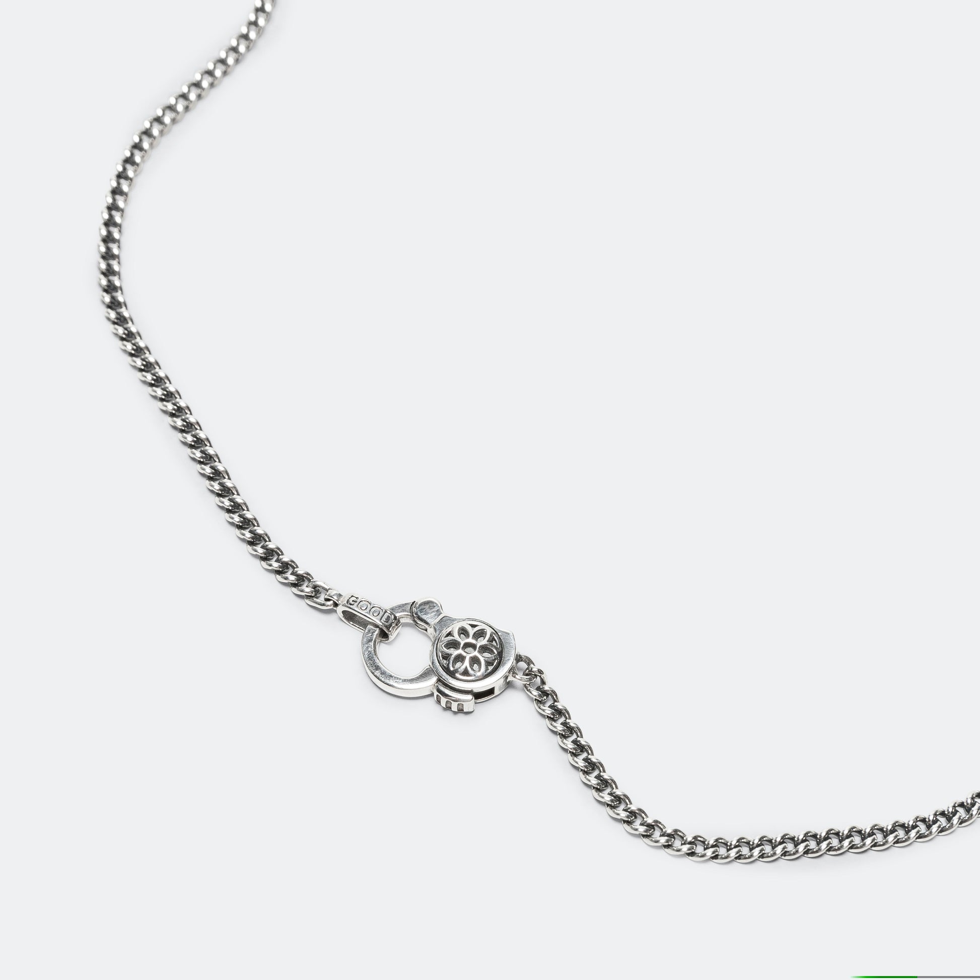 Curb Chain Necklace - 4A - 925 Silver