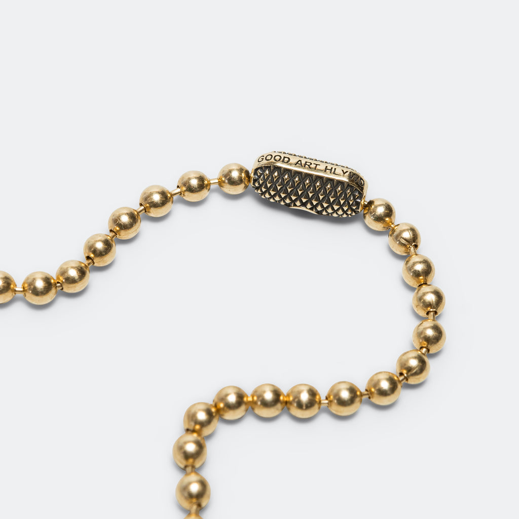 Ball Chain Necklace Goosebumps - A - 18K Gold