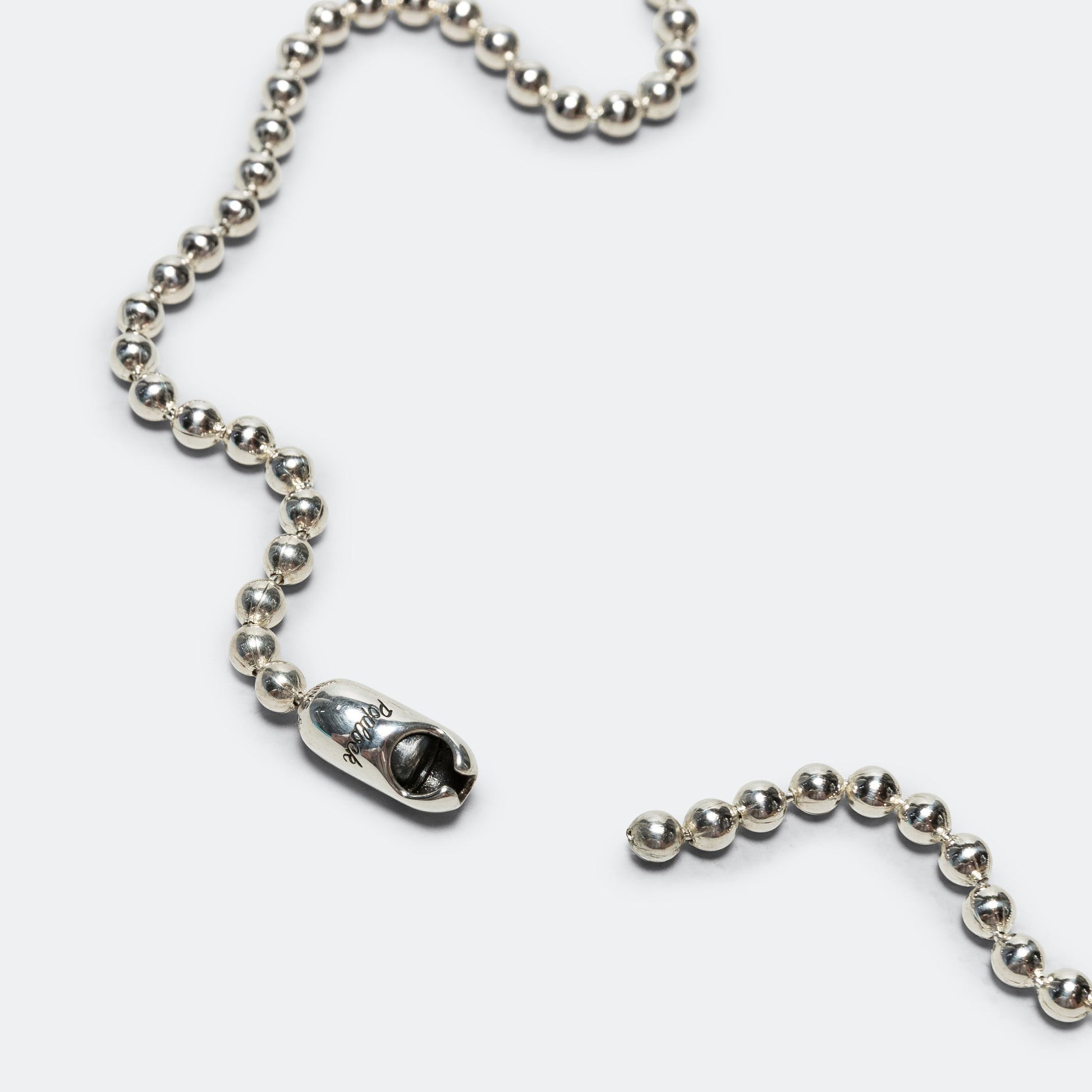 Poplock Necklace Logo - 925 Silver