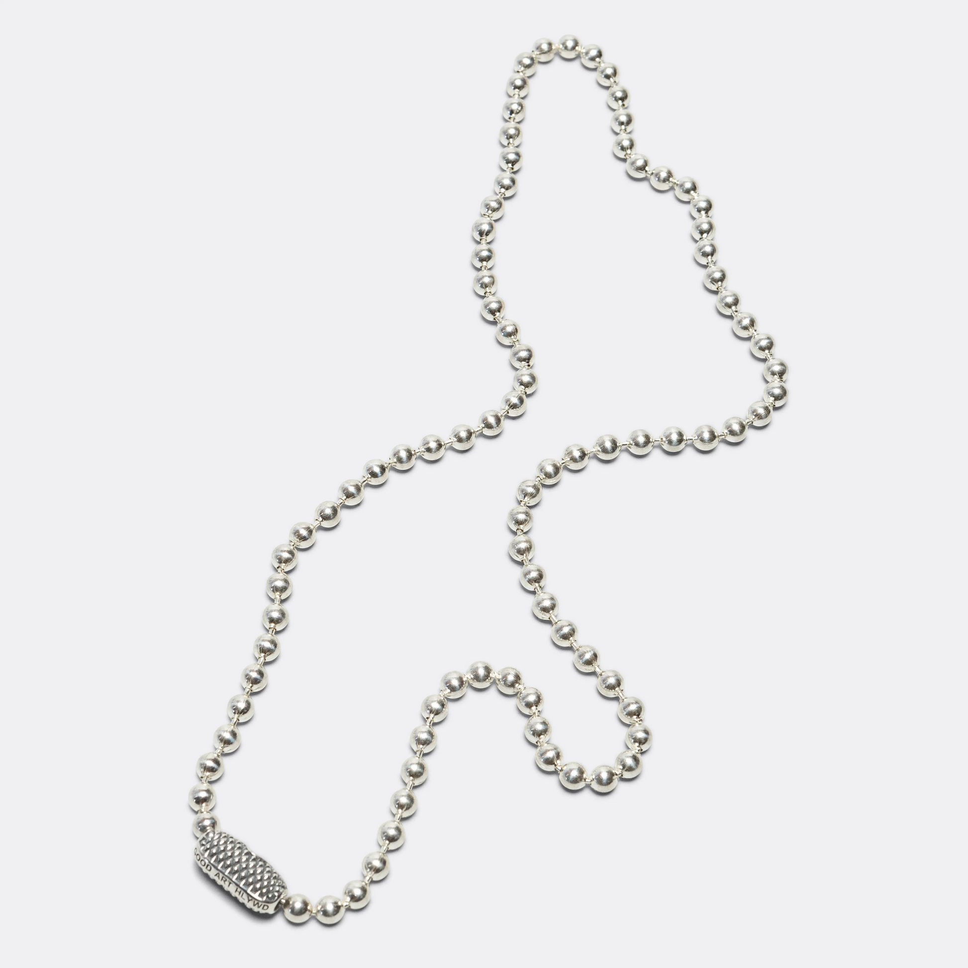 Ball Chain Necklace Goosebumps - A - 925 Silver